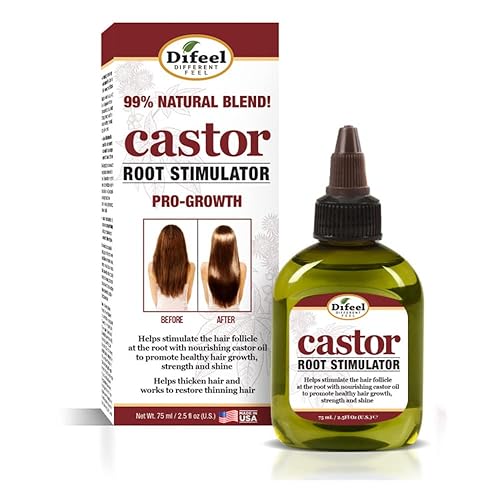 Difeel Castor Pro-Growth Root Stimulator 2.5 Oz - Hair Growth Serum For Thinning Hair