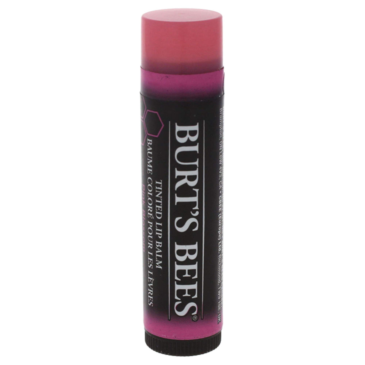 Burt'S Bees 100% Natural Tinted Lip Balm, Pink Blossom & Shea Butter, 1 Tube