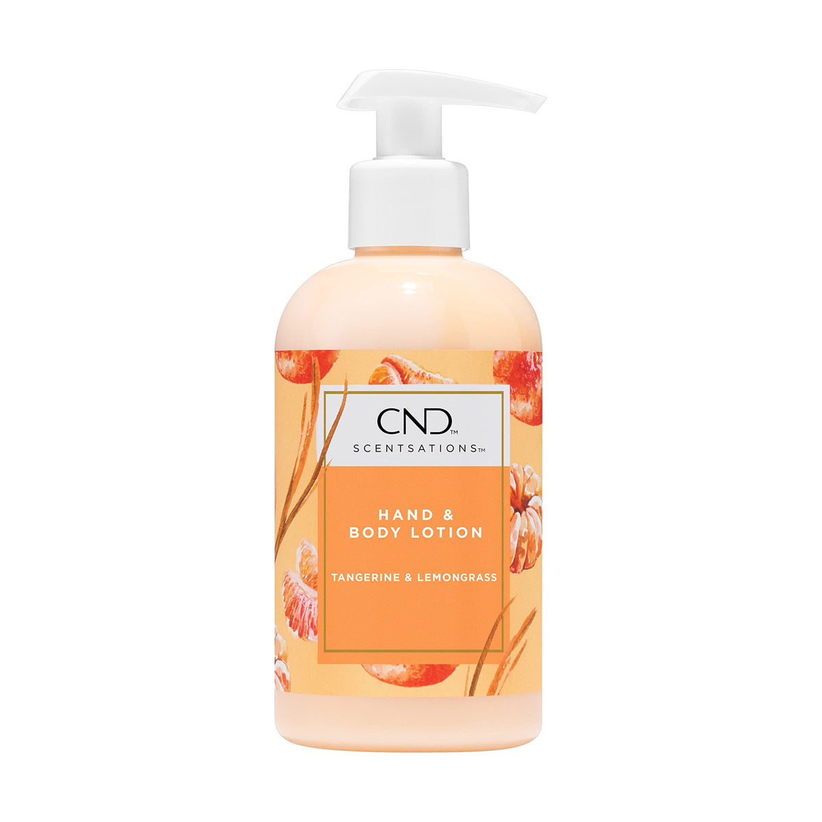 Cnd Scentsations Hand & Body Lotion, Deep Moisturizing, Tangerine & Lemongrass, 8.3 Fl