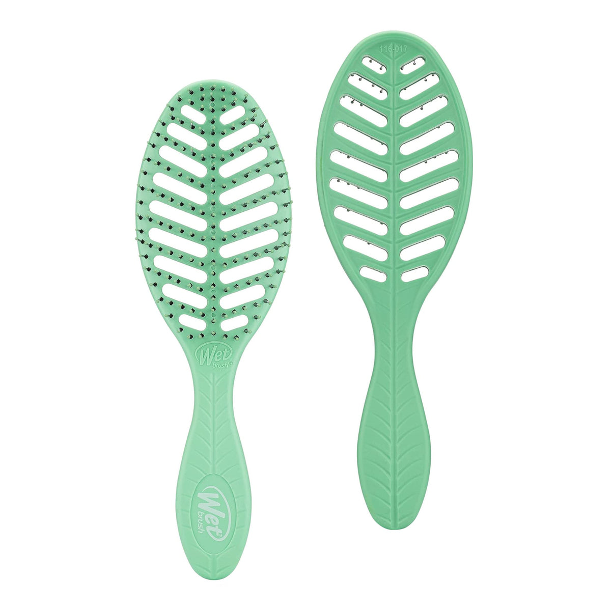 Wet Brush Speed Dry Hair Brush  Green  Go Green Detangler  Vented Design  Ultra Soft HeatFlex Bristles  Ergonomic Handle Man