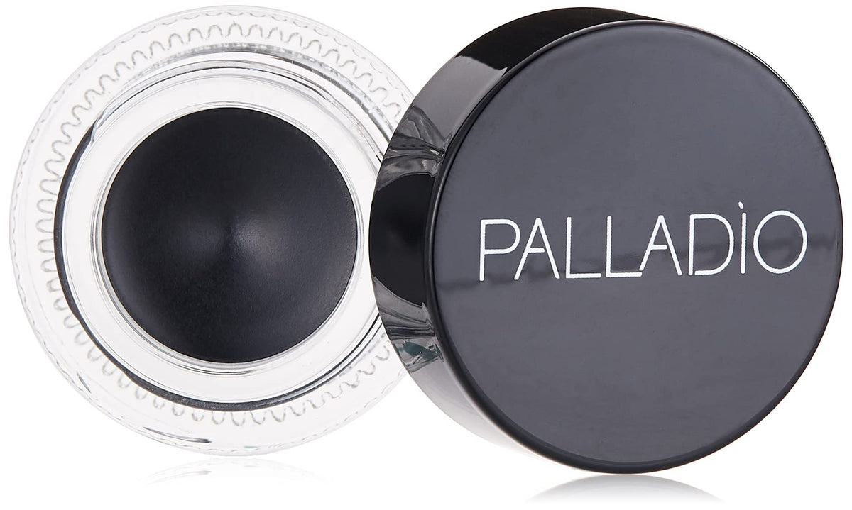 Palladio Waterproof Gel Eyeliner, Black - Long-Lasting, Smudge-Proof, Easy Application, 1 Count