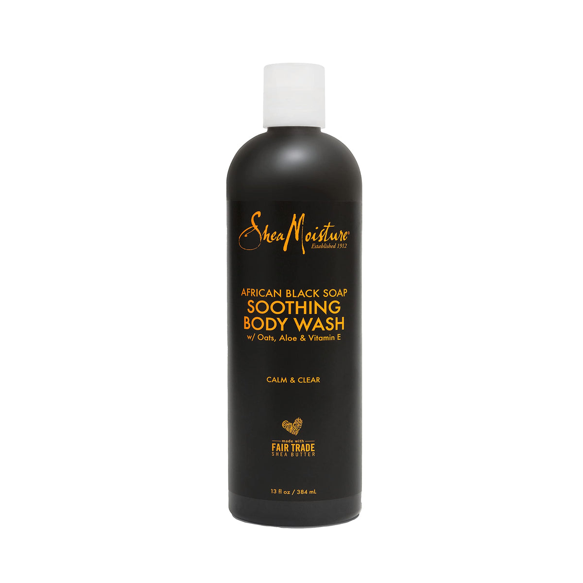 SheaMoisture Soothing Body Wash for Acne Treatment African Black Soap Paraben Free Body Wash  13 Fl Oz Pack of 1