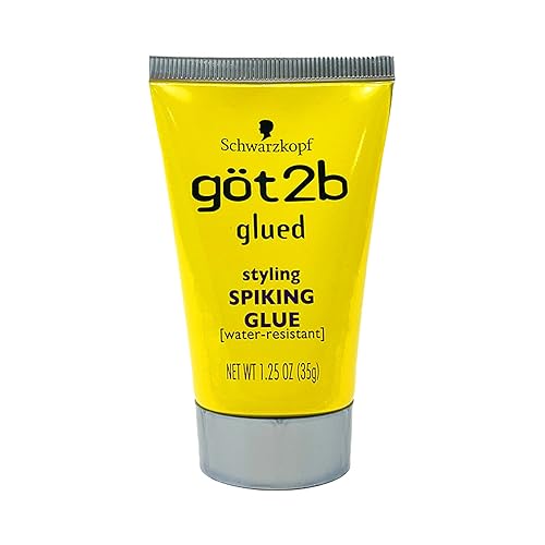 Got2B (6 Pack) Spiking Glue, Water Resistant, 1.25 Oz Each - Unisex Styling Solution