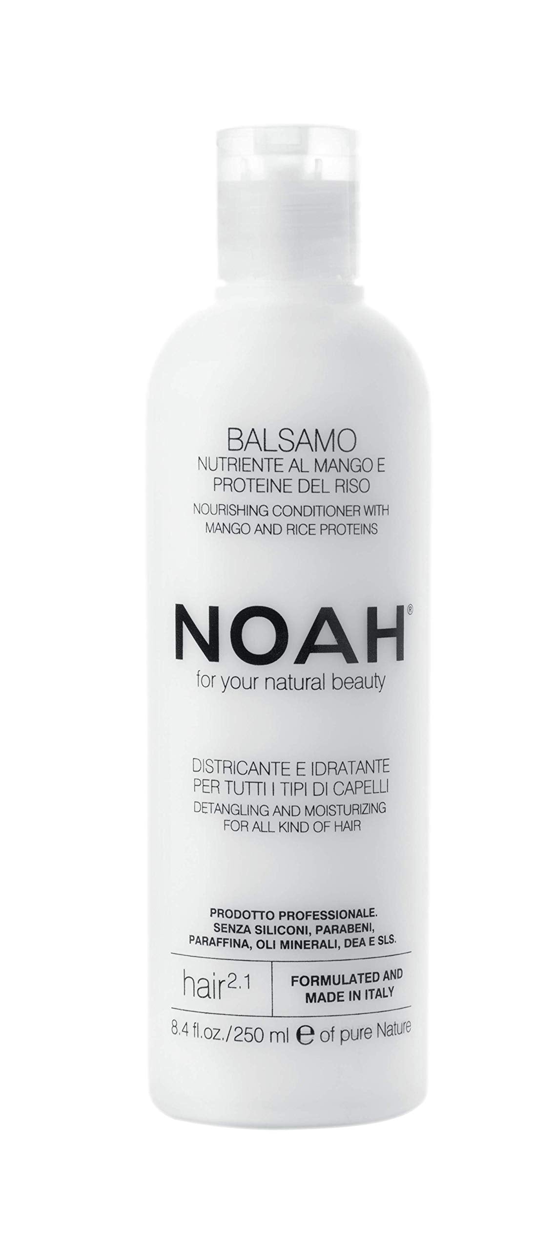 Noah 2.1 Nourishing Conditioner With Mango - Organic Detangling Hair Care, 8.5 Fl. Oz