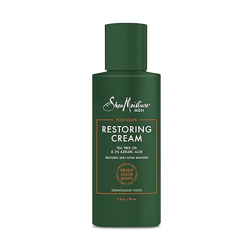 Sheamoisture Men After Shaving Cream - Reduces Irritation & Prevents Razor Bumps, 2 Oz