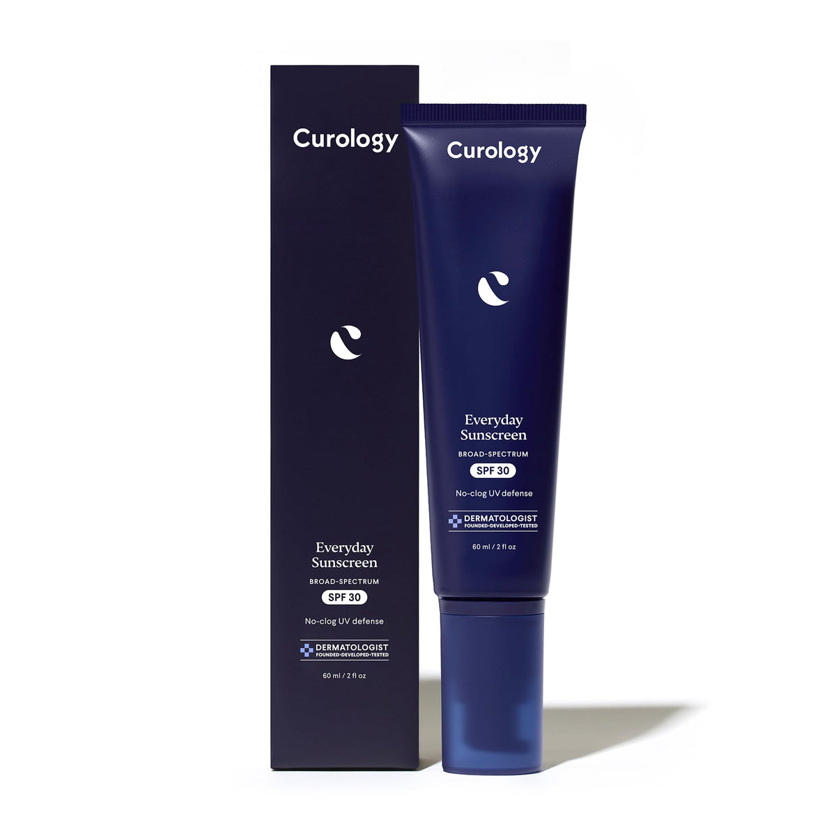 Curology Everyday Sunscreen Spf 30 - Mineral Face Moisturizer, Non-Greasy, 2 Fl Oz