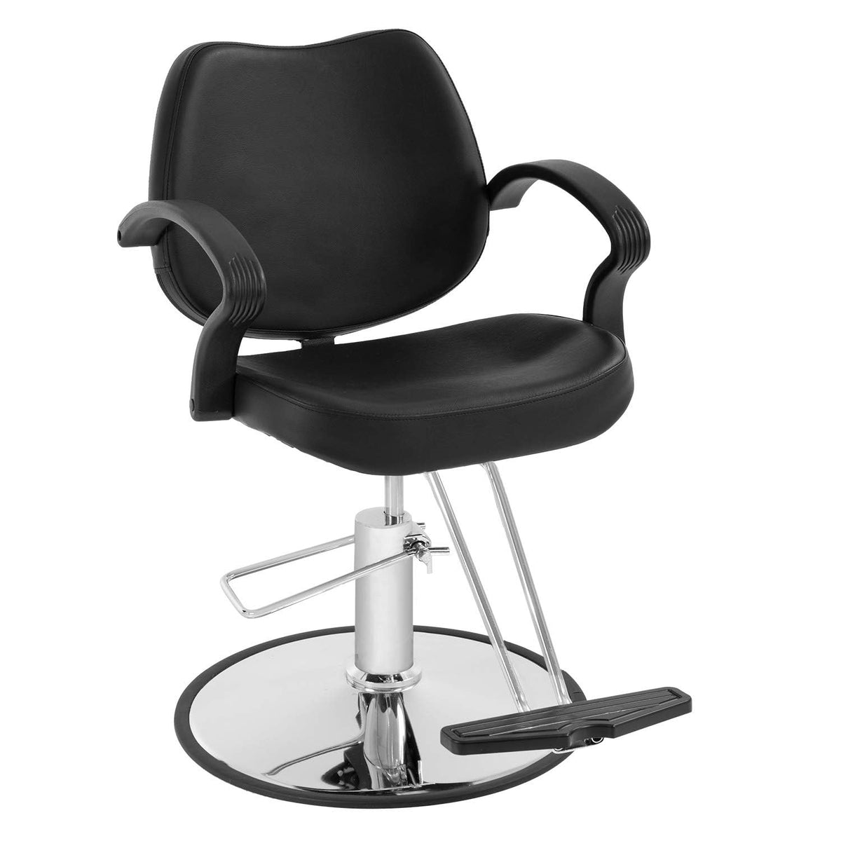 Paylesshere Heavy Duty Hydraulic Barber Chair - Adjustable Salon Chair For Hair Stylists, Black