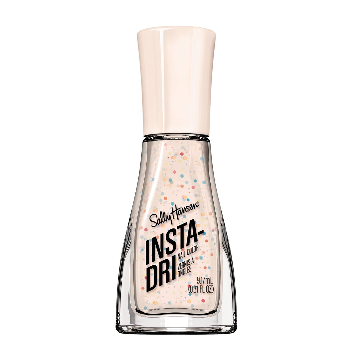 Sally Hansen Insta-Dri Nail Polish - City Chic Sprinkle, 0.31 Fl Oz, Quick-Dry Formula