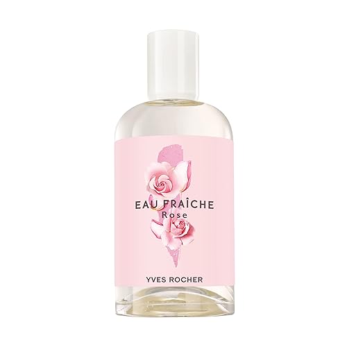 Yves Rocher Eau Fraiche Rose Edt Spray For Women, Fresh Scent, 100 Ml/3.3 Fl.