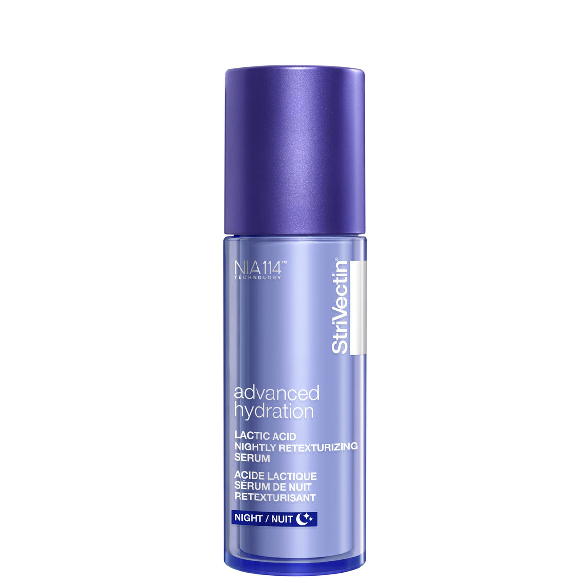 StriVectin Lactic Acid Nightly Retexturizing Serum  skin renewal overnight  with Vegan Lactic Acid  1 Oz