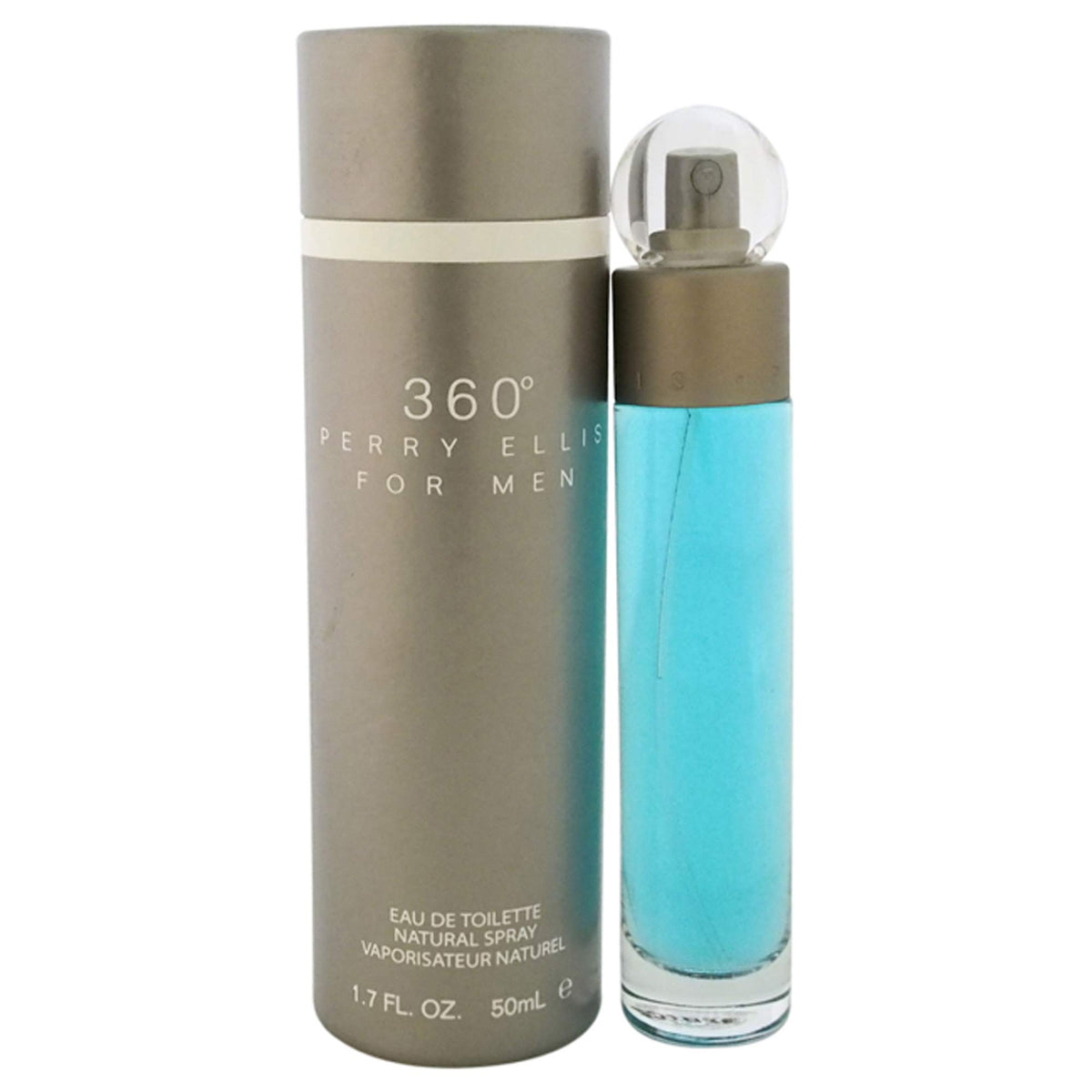 Perry Ellis 360 For Men Eau De Toilette Spray, 1.7 Fl Oz - Fresh & Invigorating Fragrance