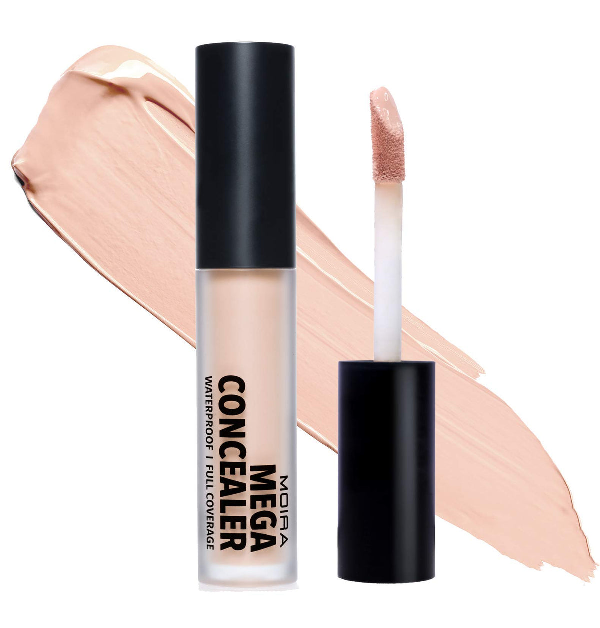 Feel Foxy Moira Mega Waterproof Concealer - Bisque 125, 1 Ounce, Long-Lasting Coverage