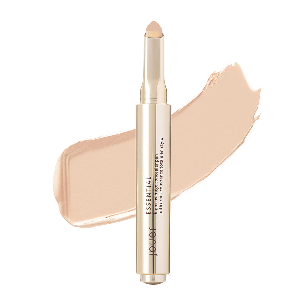 Jouer Essential High Coverage Concealer Pen - Lace, Cream Concealer For Dark Circles & Contour