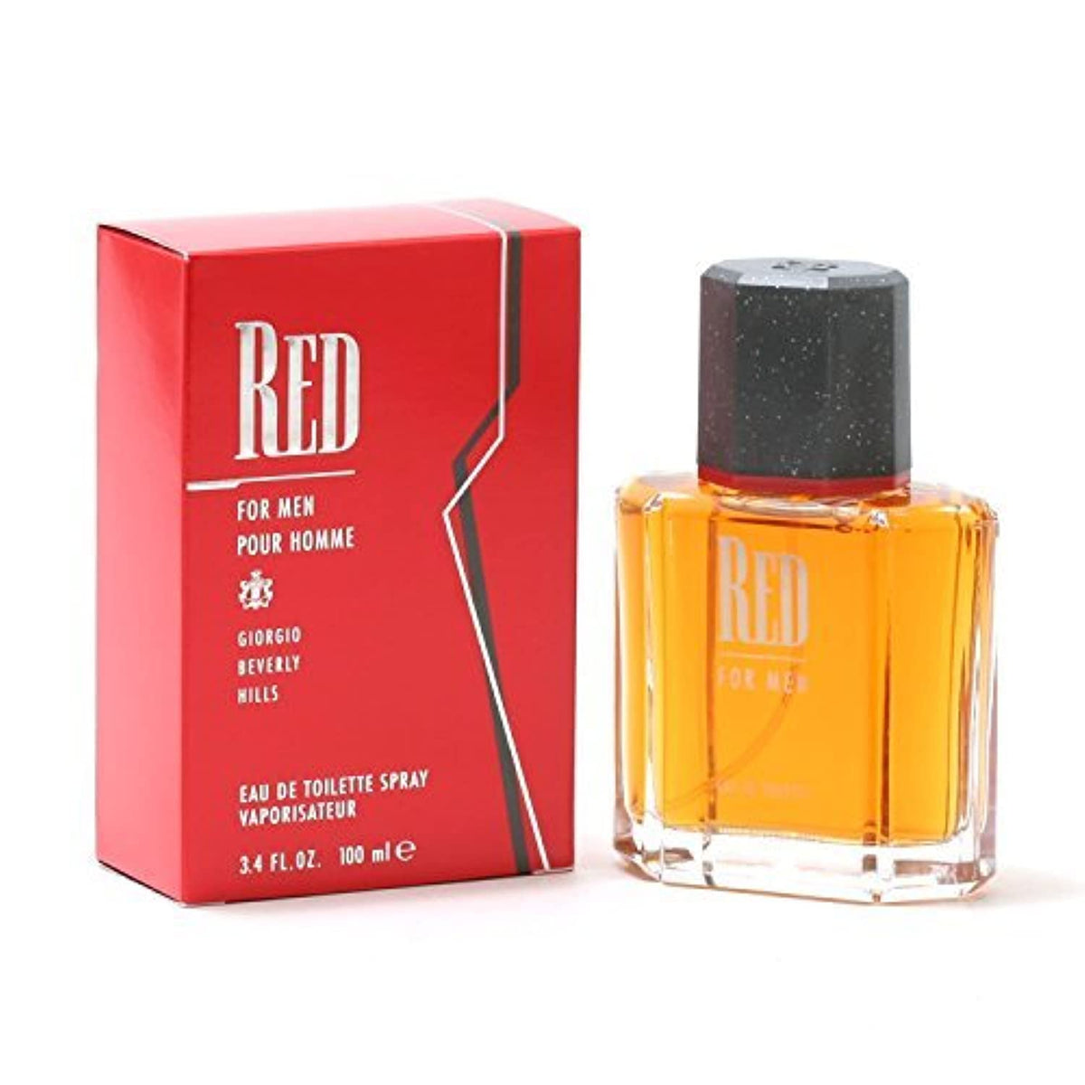 Giorgio Beverly Hills Red Edt Spray 3.4 Oz - Luxury Fragrance For Him/Her, Gold Packaging