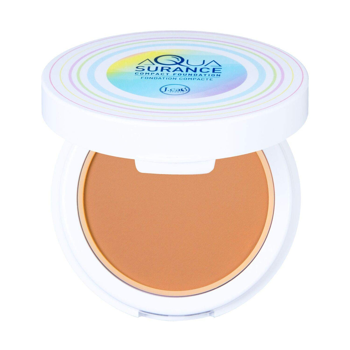 J.Cat Beauty Aquasurance Compact Foundation - Soft Taupe, 1 Count, Flawless Finish