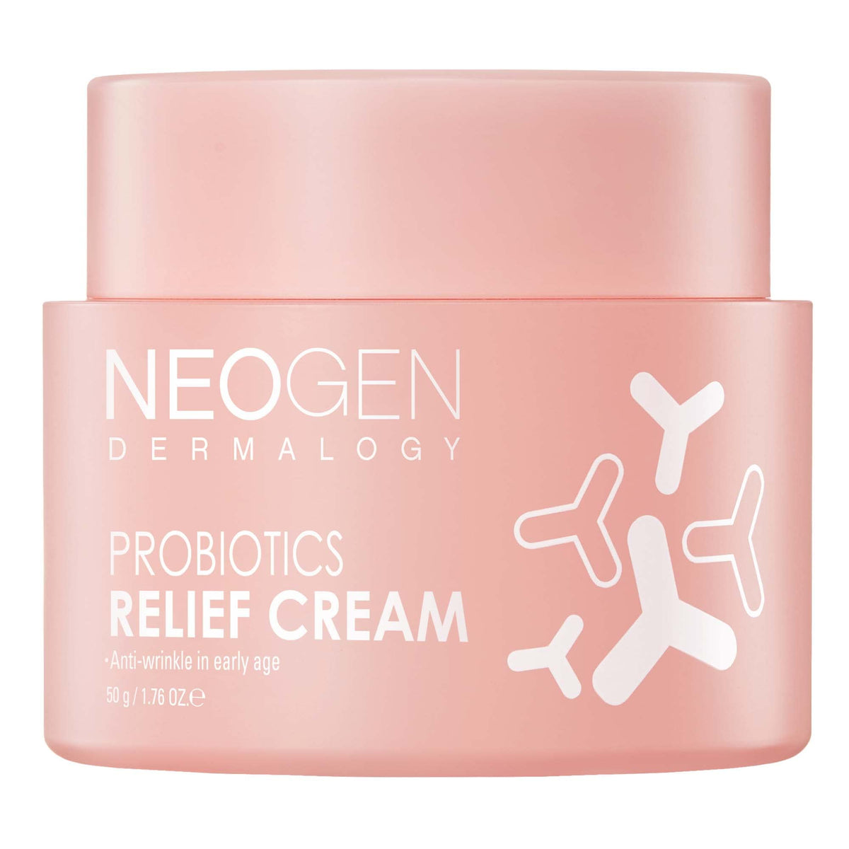 Neogen Probiotics Relief Cream 1.76 Oz - Hydrating & Firming Moisturizer For Korean Skin Care