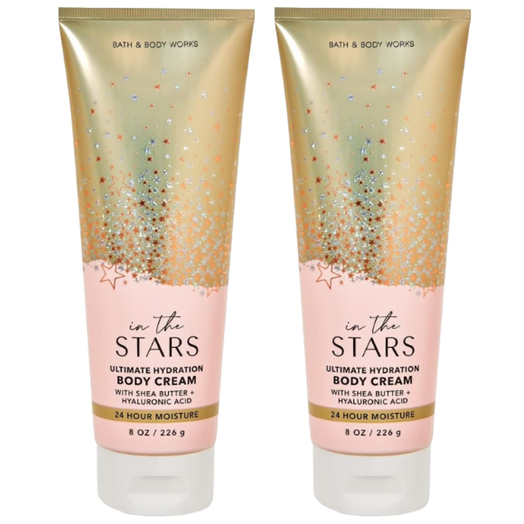 Bath & Body Works In The Stars Ultra Shea Body Cream 8 Oz, 2 Pack - Moisturizing Lotion