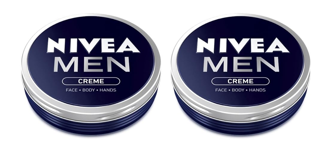 Nivea Men Creme Moisturiser For Face, Hands & Body, 75Ml Tin - Dry Skin Care