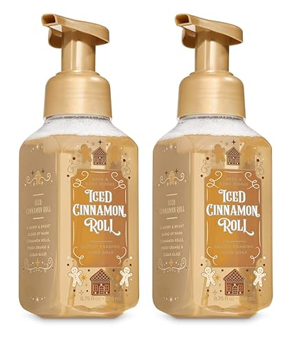 Bath & Body Works Iced Cinnamon Rolls Foaming Hand Soap 2-Pack, 8.75 Fl Oz