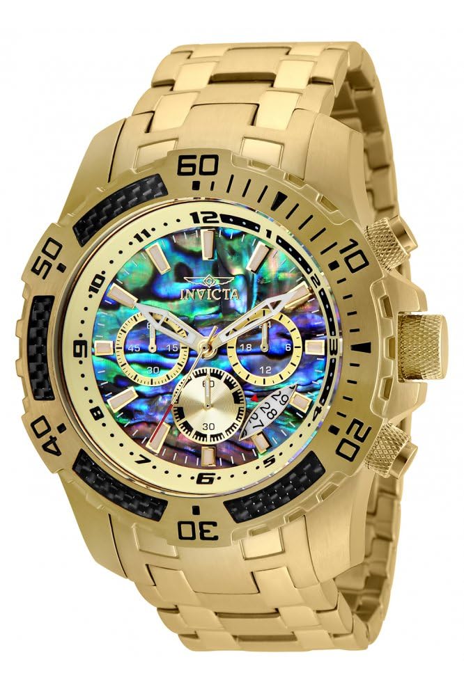 Invicta Men'S Pro Diver Scuba Quartz Watch, 51Mm Gold - Stylish & Durable Timepiece