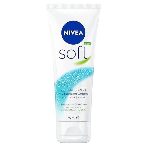 Nivea Soft Moisturizing Cream, 75 Ml - Non-Greasy Hand & Everyday Moisturizer