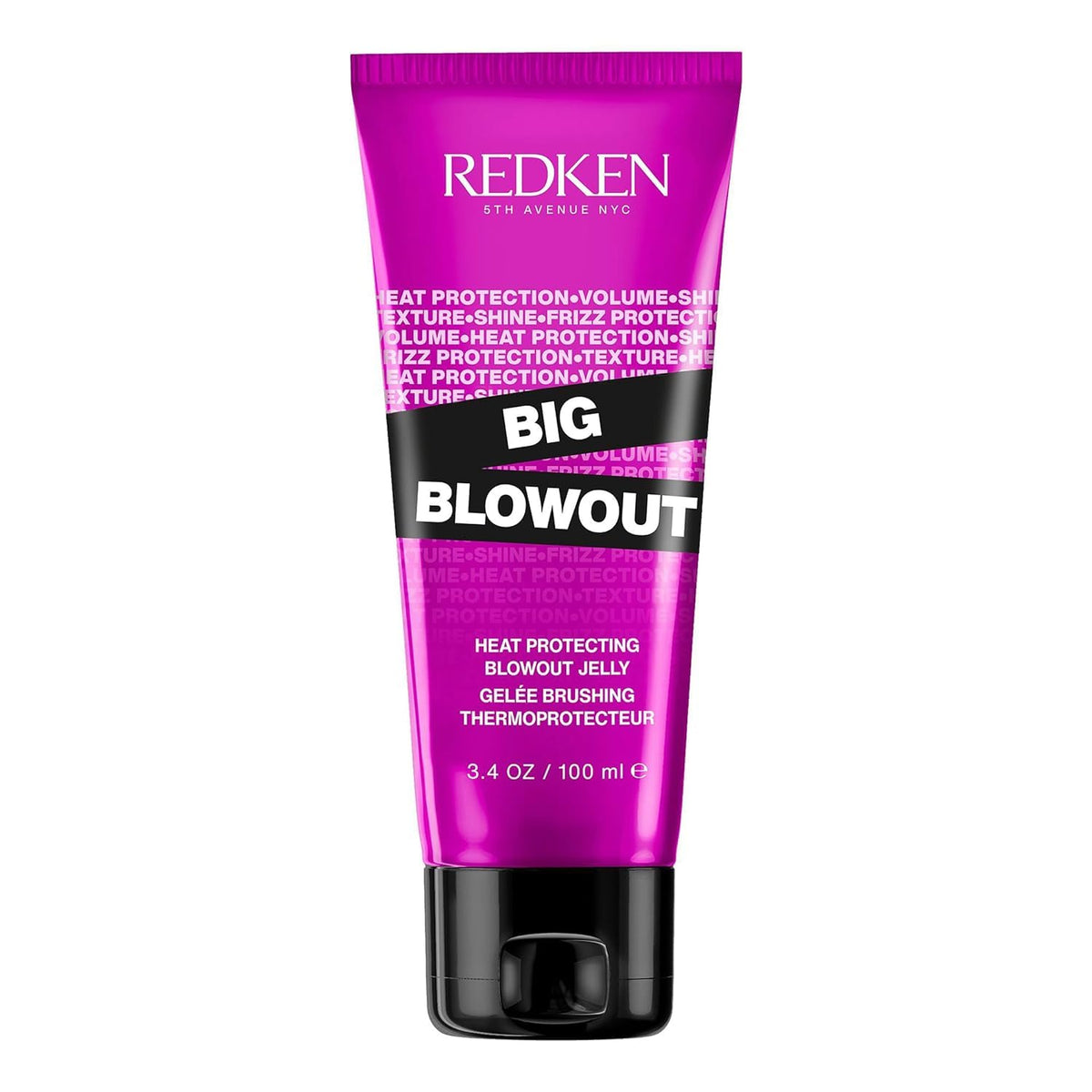 Redken Big Blowout Heat Protection Jelly Serum | Frizz Control & Volume For Fine Hair, 3.4 Fl Oz