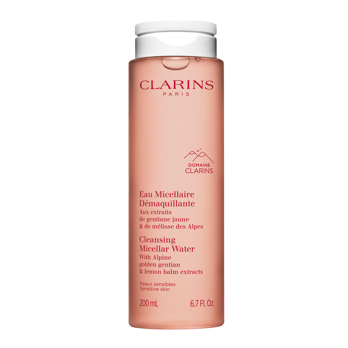 Clarins Cleansing Micellar Water - Removes Makeup, Pollution & Grime, No Rinse, Safe For Eyes