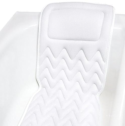 Bath Haven Luxury Bath Pillow - Full Body Mat & Headrest With Suction Cups For Spa Relaxation