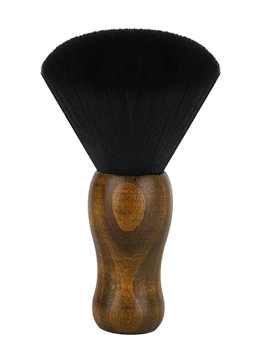 Yebeauty Barber Neck Duster Brush - Large Soft Hair Brush with Wooden Handle for Hair Cutting