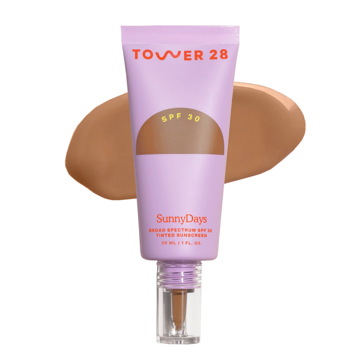 Tower 28 Sunnydays Spf 30 Tinted Mineral Sunscreen, Shade 40 Runyon, 1 Fl Oz For Sensitive Skin