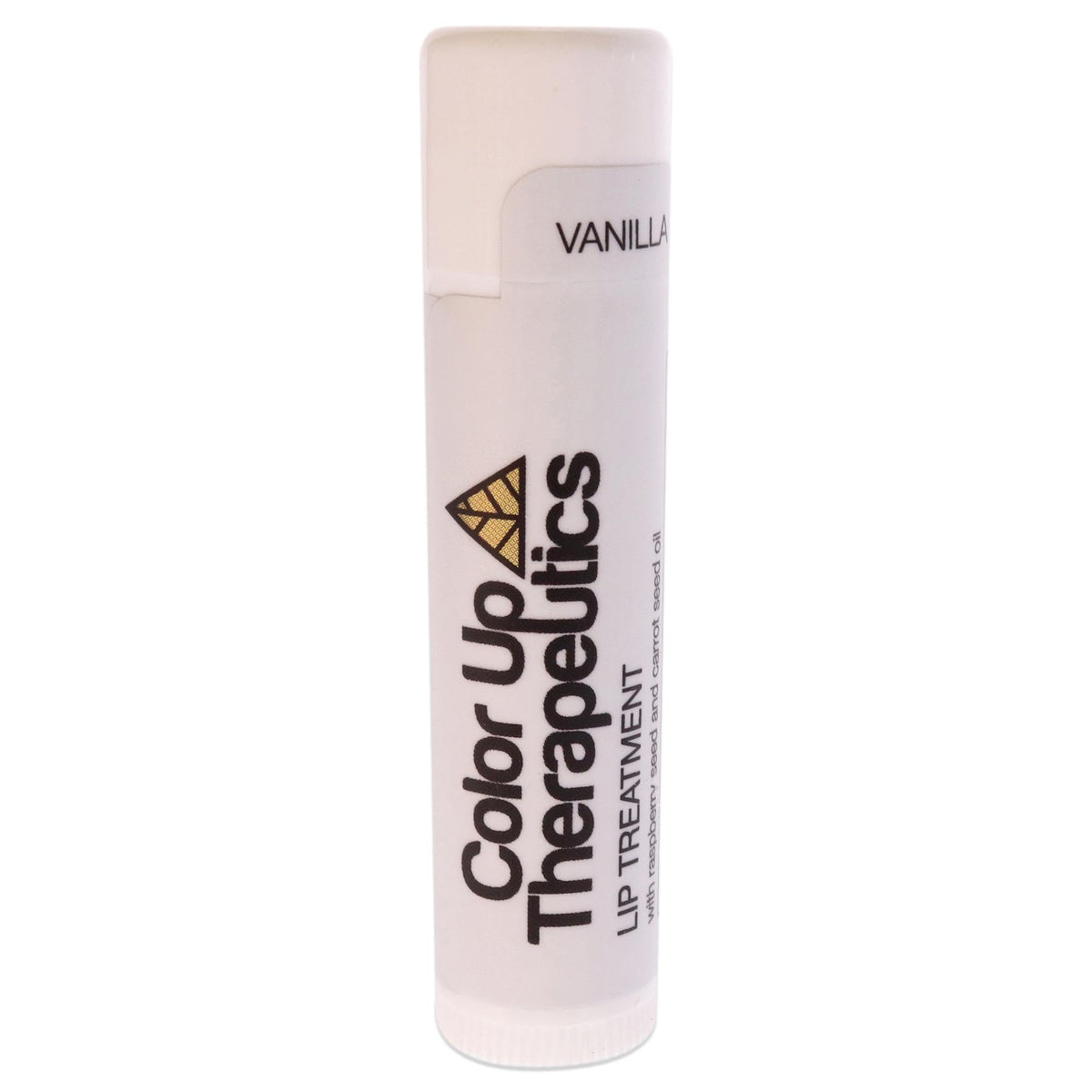 Color Up Therapeutics Lip Treatment - Vanilla, 0.6 Oz Unisex Hydrating Balm, Gold