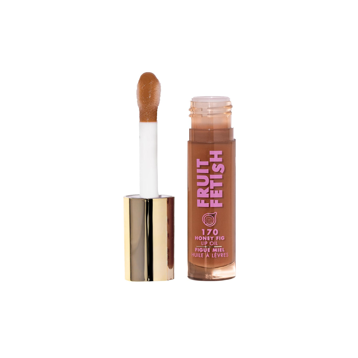 Milani Fruit Fetish Lip Oil - Honey Fig, 0.14 Fl Oz, Hydrating Lip Color And Shine