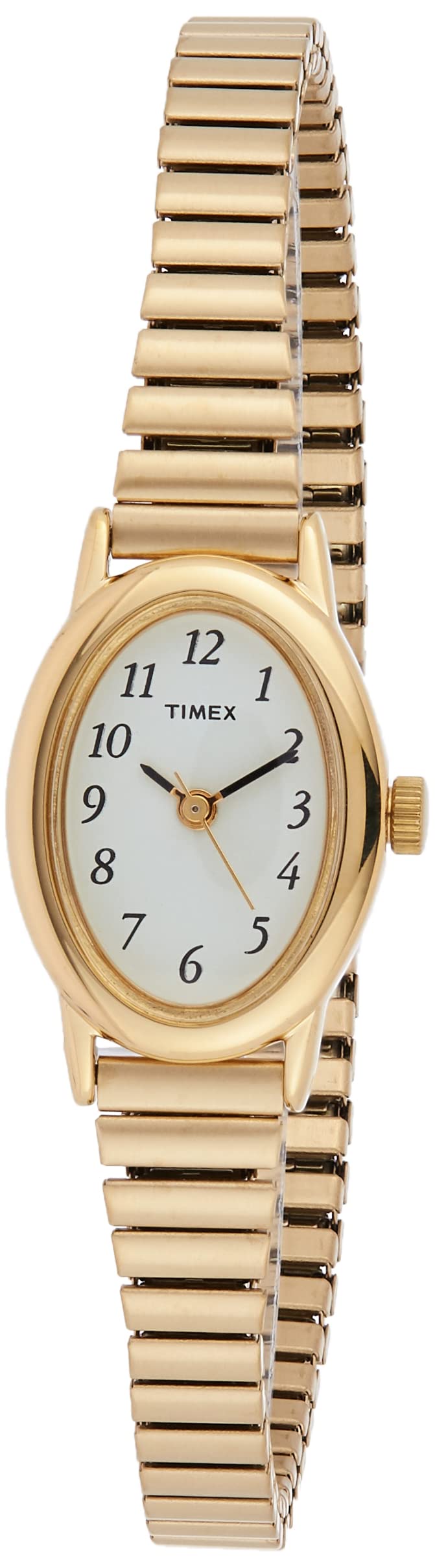 Timex Women'S Cavatina Gold-Tone Stainless Steel Expansion Band Watch - T21872