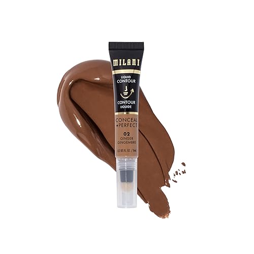 Milani Conceal + Perfect Liquid Contour - Face Lift Collection, 02 Ginger, 0.2 Fl Oz