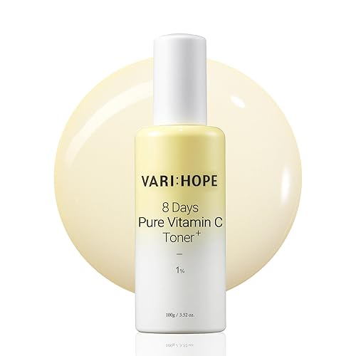 Varihope 8 Days Vitamin C Toner 3.5Oz - Hydrating & Soothing Korean Skin Care With Kakadu