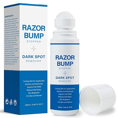 Sielkin Razor Bump Stopper - Ingrown Hair Treatment For Men & Women, 3.38 Fl Oz Roll-On