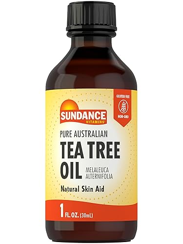 Sundance Pure Australian Tea Tree Oil 1Oz - Natural Skin Aid, Non-Gmo & Gluten Free Supplement