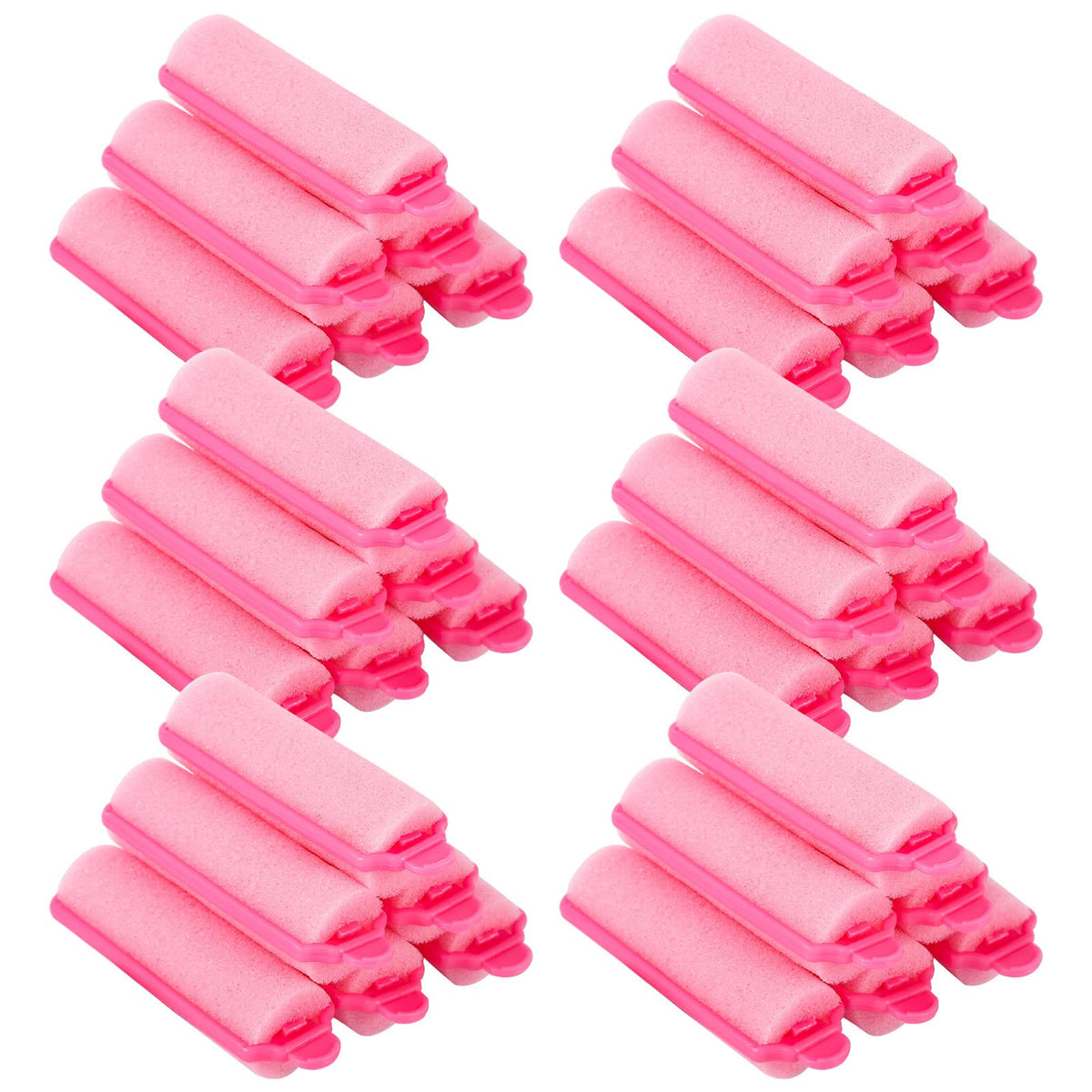 Pengxiaomei Foam Sponge Hair Rollers, 36Pcs Heatless Curlers for Soft Curls, 2.4 Inch