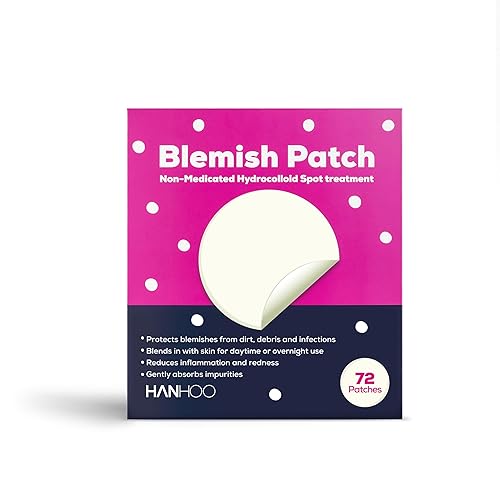 Hanhoo Blemish Patch - 72 Hydrocolloid Pimple Patches For Acne Treatment & Fluid Absorption