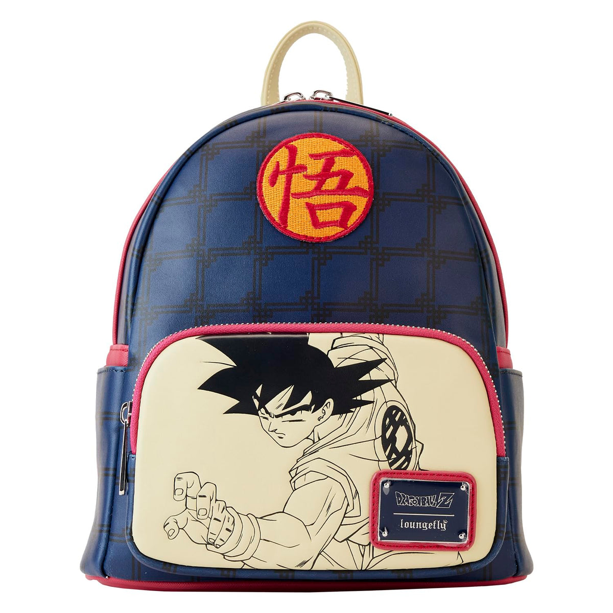 Loungefly Dragon Ball Z Goku Mini Backpack - Stylish Multi-Color PU Bag for Fans