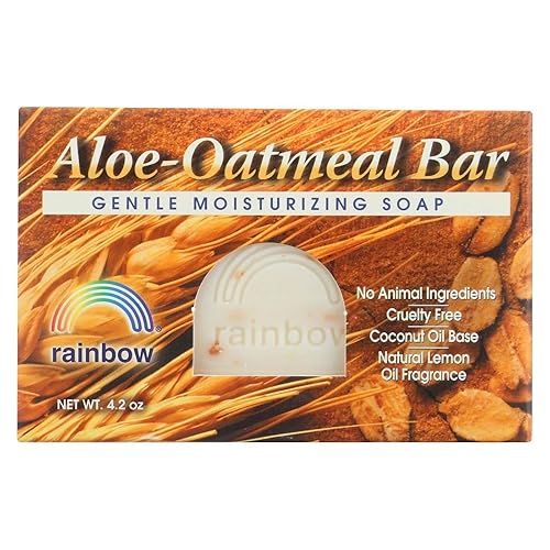 Rainbow Research Aloe-Oatmeal Bar Soap, 4.2 Oz - Gentle Moisturizing Cleanser