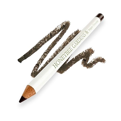 Honeybee Gardens Belgian Chocolate Eyeliner Pencil - Vegan, Long-Wearing, Rich Pigmentation 0.64Oz