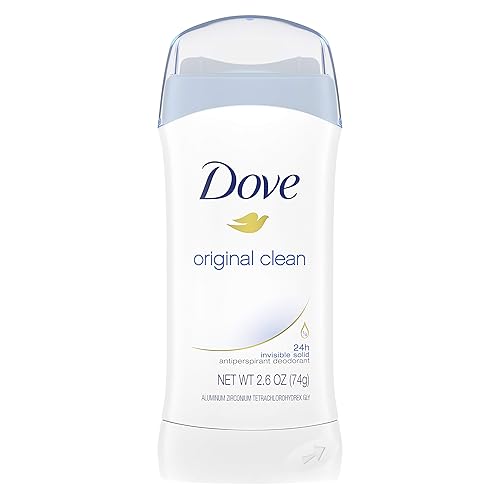 Dove Antiperspirant Deodorant, Original Clean, 2.6 Oz, Pack Of 6, Long-Lasting Freshness