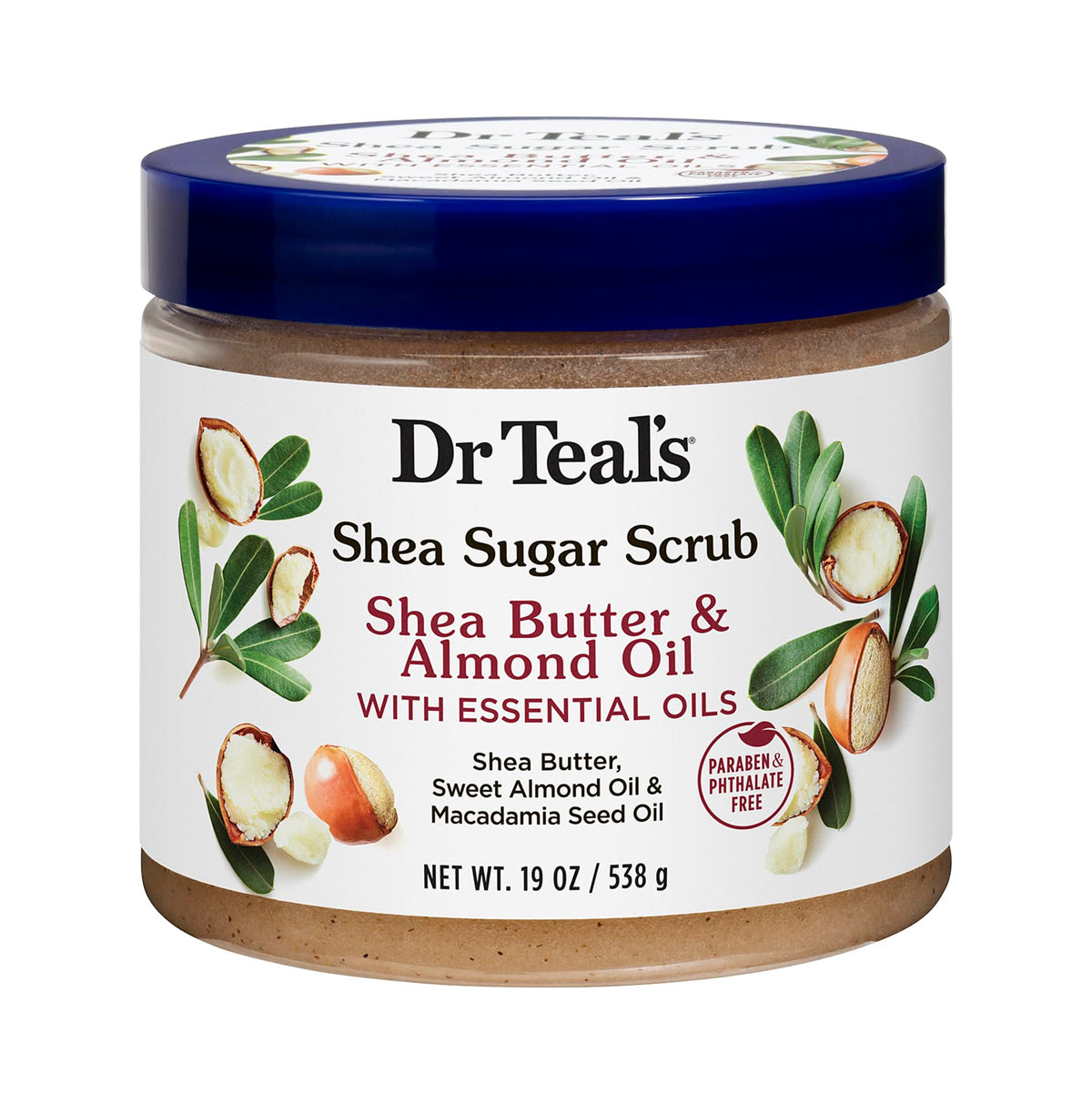 Dr. Teal'S Shea Sugar Scrub With Shea Butter & Almond Oil - 19Oz Jar