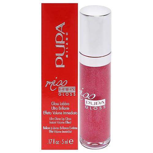 Pupa Milano Miss Milano Lip Gloss - Shiny, Plump, Smooth - 304 French Kiss - 0.17 Oz