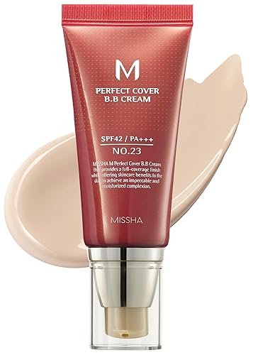 Missha M Perfect Bb Cream No.23 Natural Beige Spf 42 Tinted Moisturizer 1.69 Fl Oz