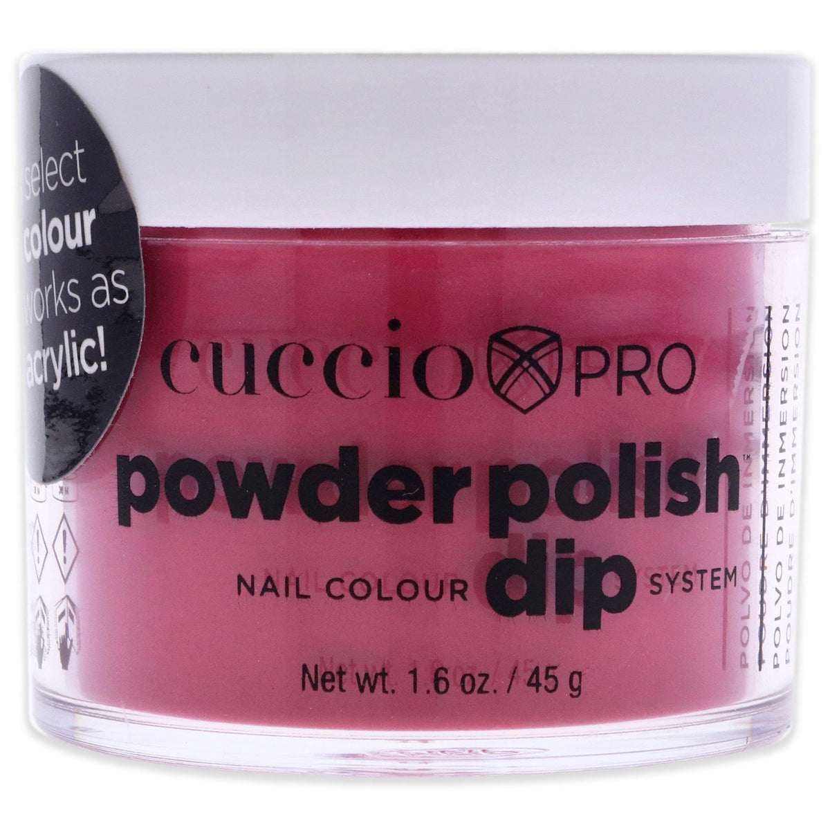 Cuccio Colour Pro Powder Polish Nail Colour Dip System  High Resolutions for Women  16 oz Nail Powder