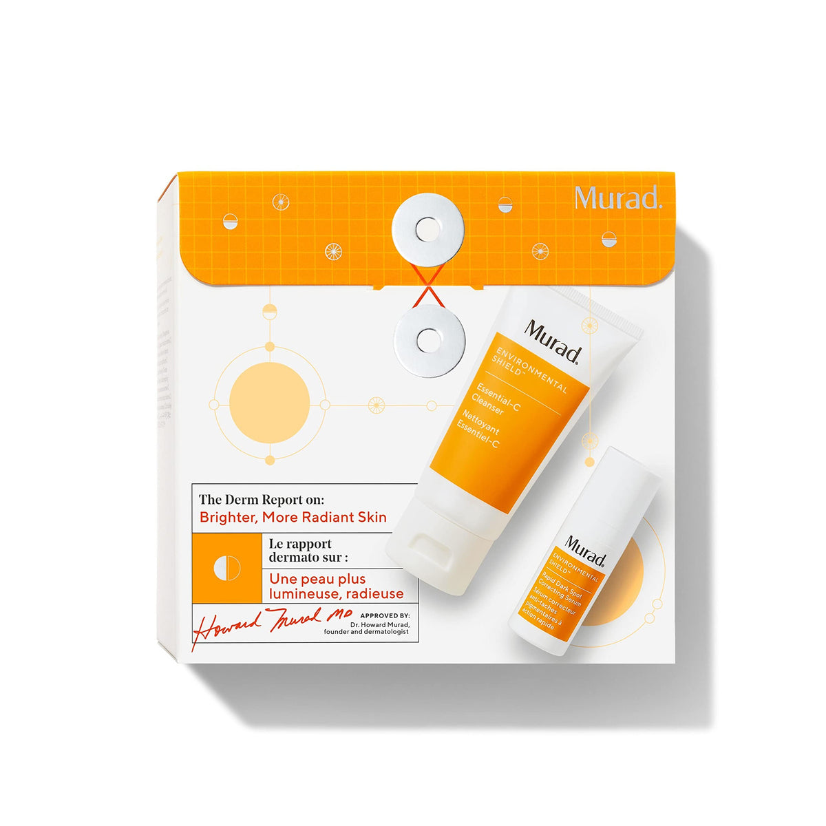 Murad Radiant Skin Set - 2-Piece Trial Kit: Essential-C Cleanser & Dark Spot Serum, $39 Value