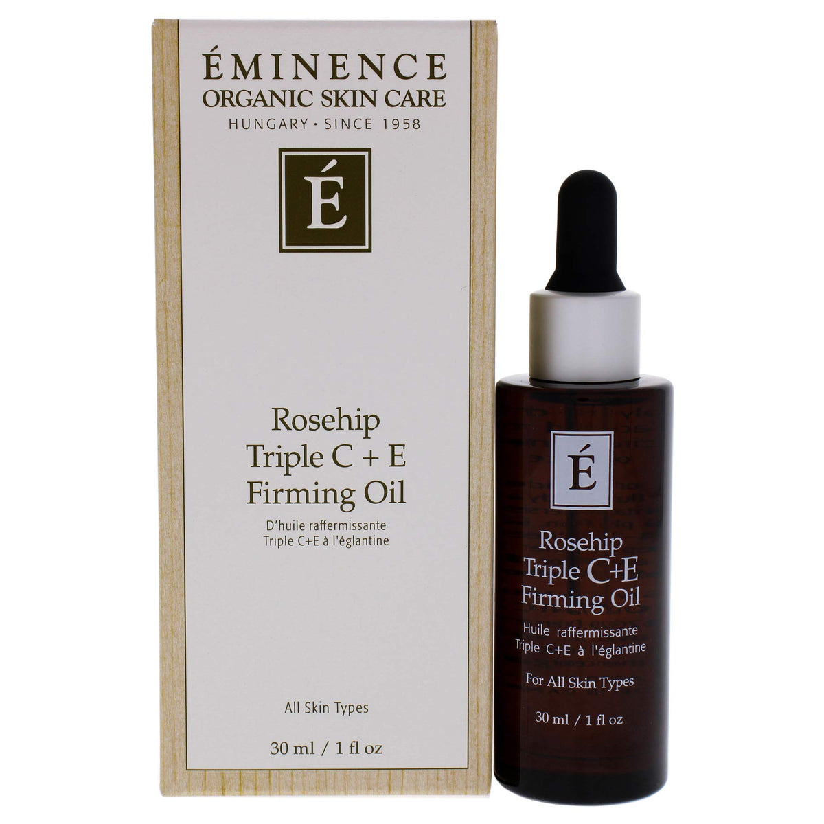 Éminence Rosehip Triple C+E Firming Oil - 1 Oz Anti-Aging Facial Serum