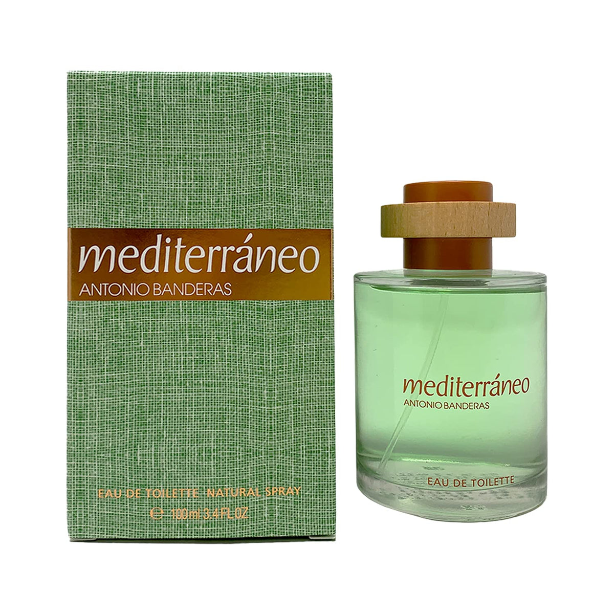 Antonio Banderas Mediterraneo Eau De Toilette Spray For Men, 3.4 Oz – Fresh & Invigorating